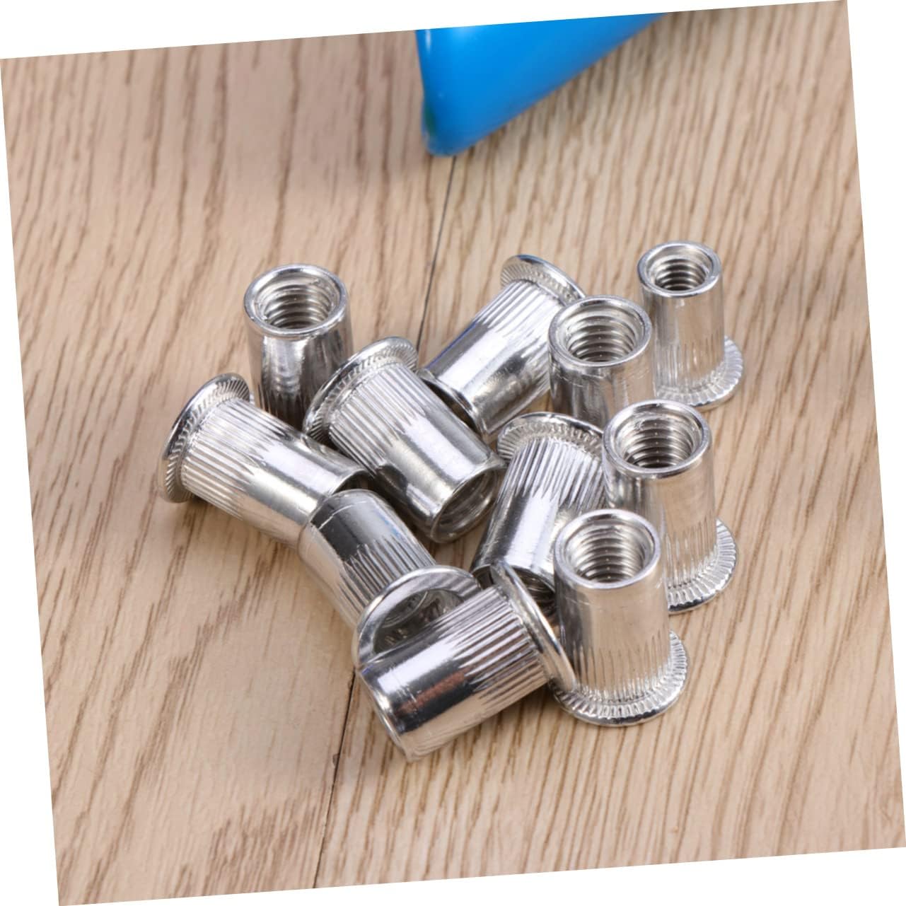 GARVALON 86-Piece Heavy Duty Rivet Nut Kit with Threaded Inserts and Hand Tool for DIY Projects and Repairs