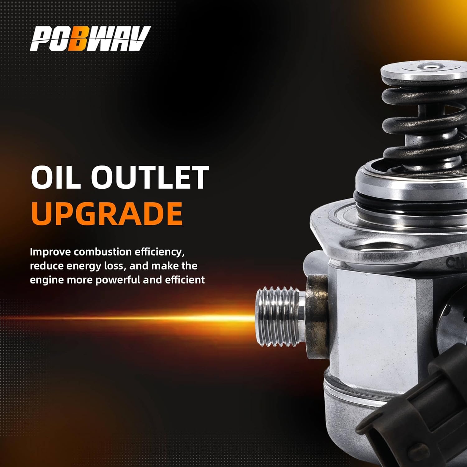 353202B220 High Pressure Fuel Pump Compatible with Kia Forte5, Optima, Rio 2012-2018 & Hyundai Sonata, Accent, Tucson, Veloster 2015-2017