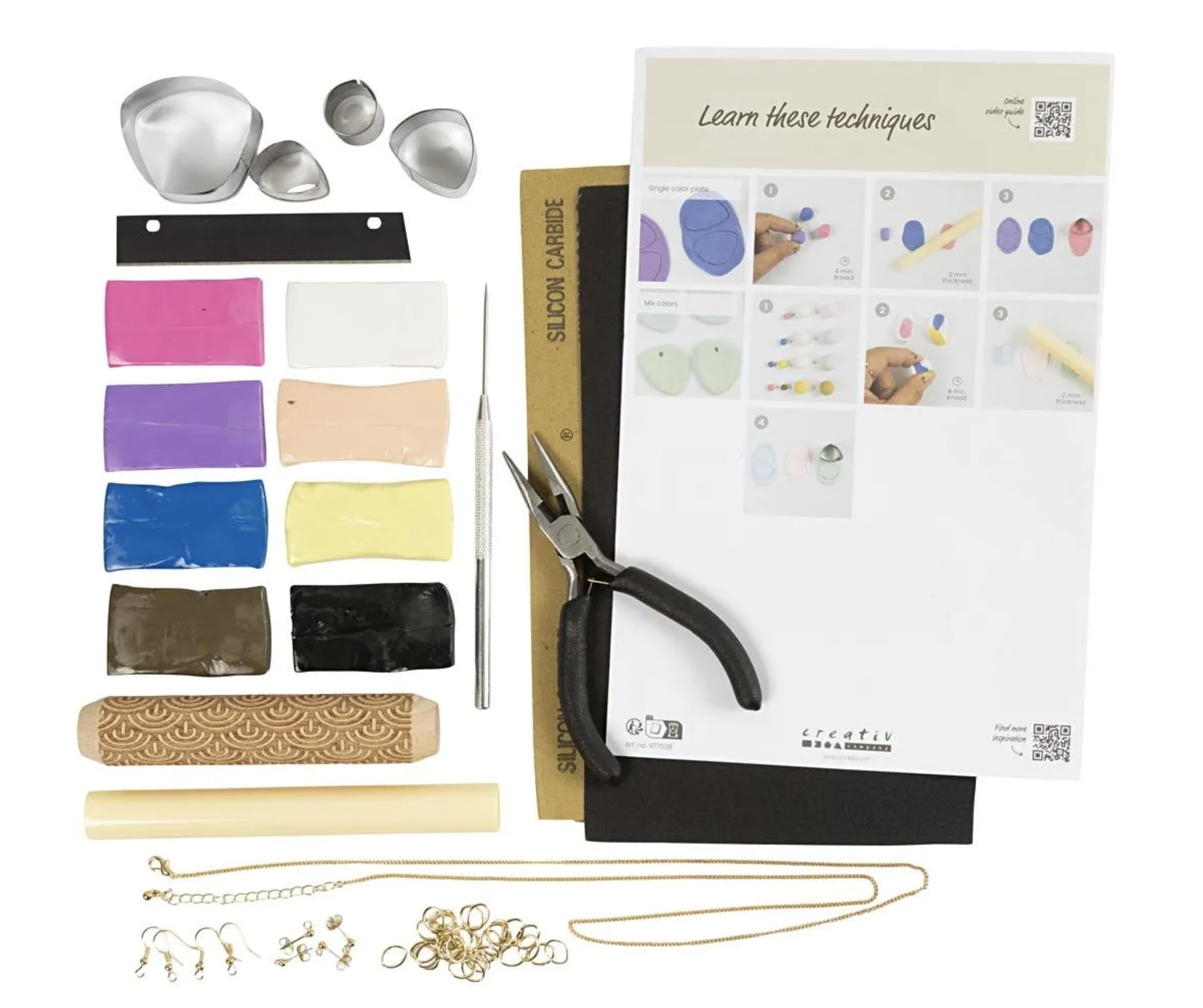 Creativ Company Kit Bijoux - Crea i tuoi gioielli in pasta polimerica