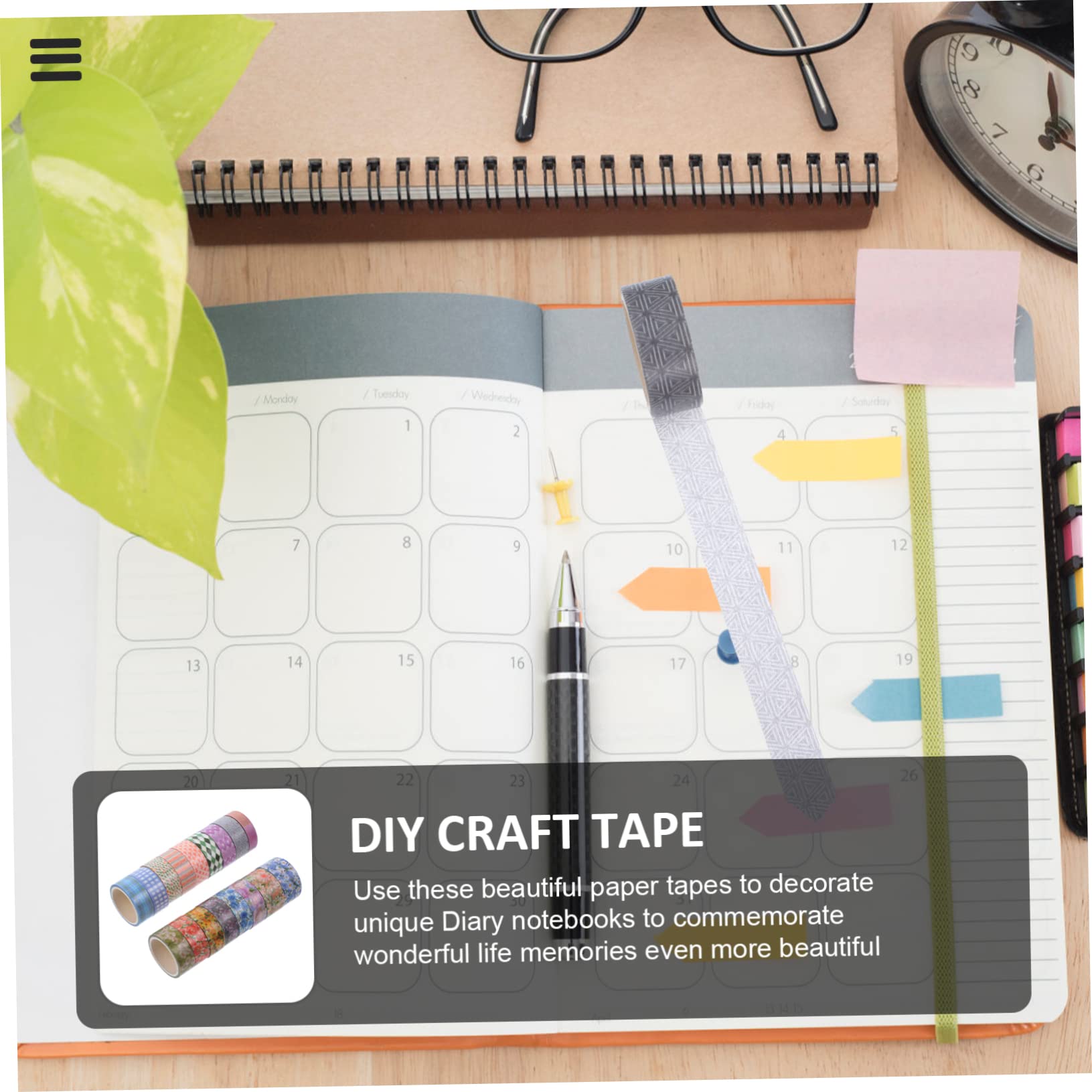 NUOBESTY 51 Nastro Adesivo Decorativo Carta Washi Con Motivi Floreali Confezione Per Scrapbooking e Fai Da Te e Riposizionabile Per Decorare Diari e Regali Speciali