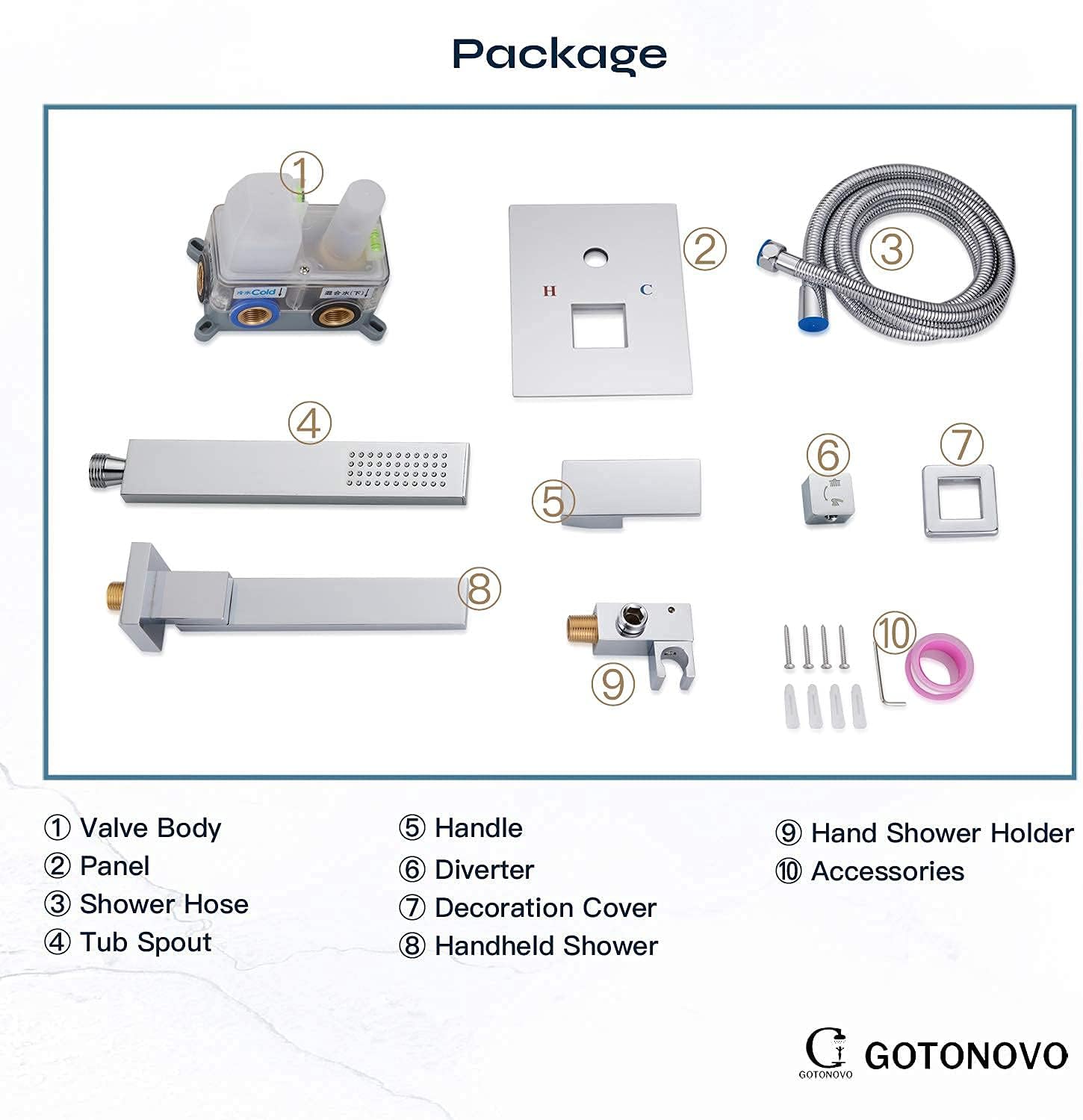 Wall Mount Chrome Polished Bathtub Faucet with Hand Held Sprayer and Swivel Tub Filler Dual Functions Widespread Bathroom Faucet Overflow Victorian Style Dual Cross Knobs