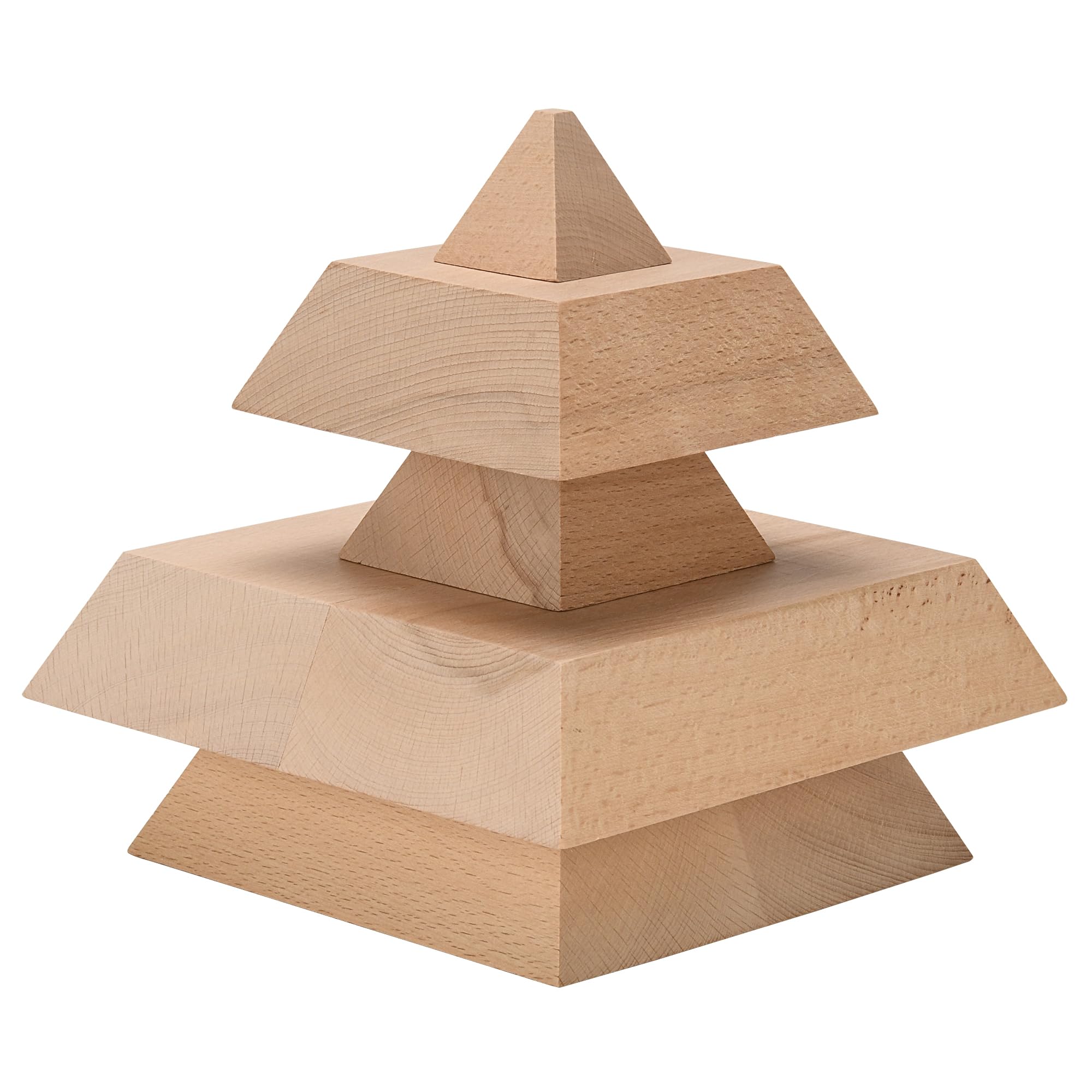 Wertepyramide aus Vollholz – Bedürfnispyramide für Coaching, Therapie & Beratung – perfekt für Wertearbeit – visualisiert Bedürfnisse, Ziele und persönliche Entwicklung