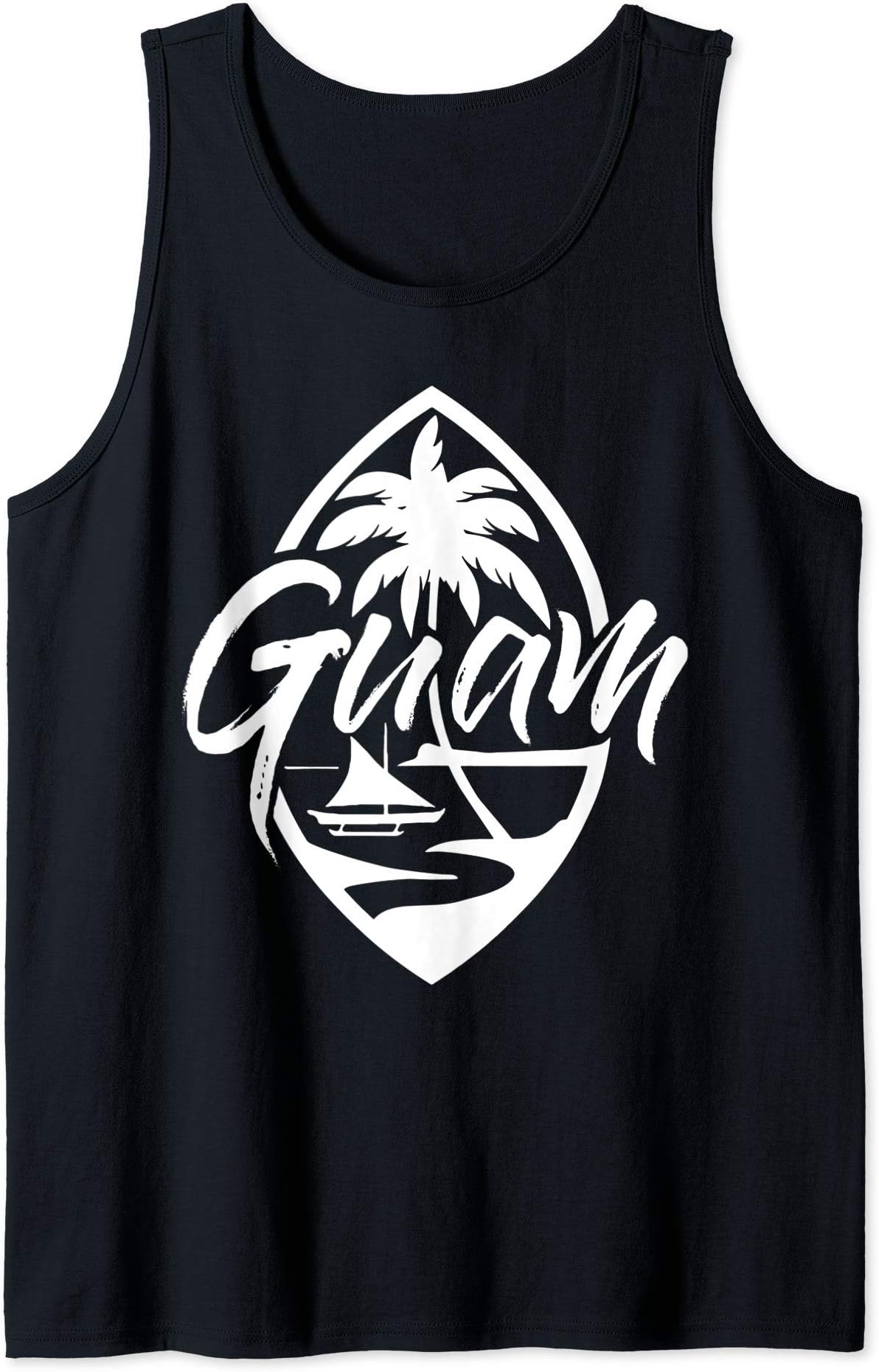 Guam Seal Flag Tank Top | USA Guamanian | Chamorro Islander Tank Top