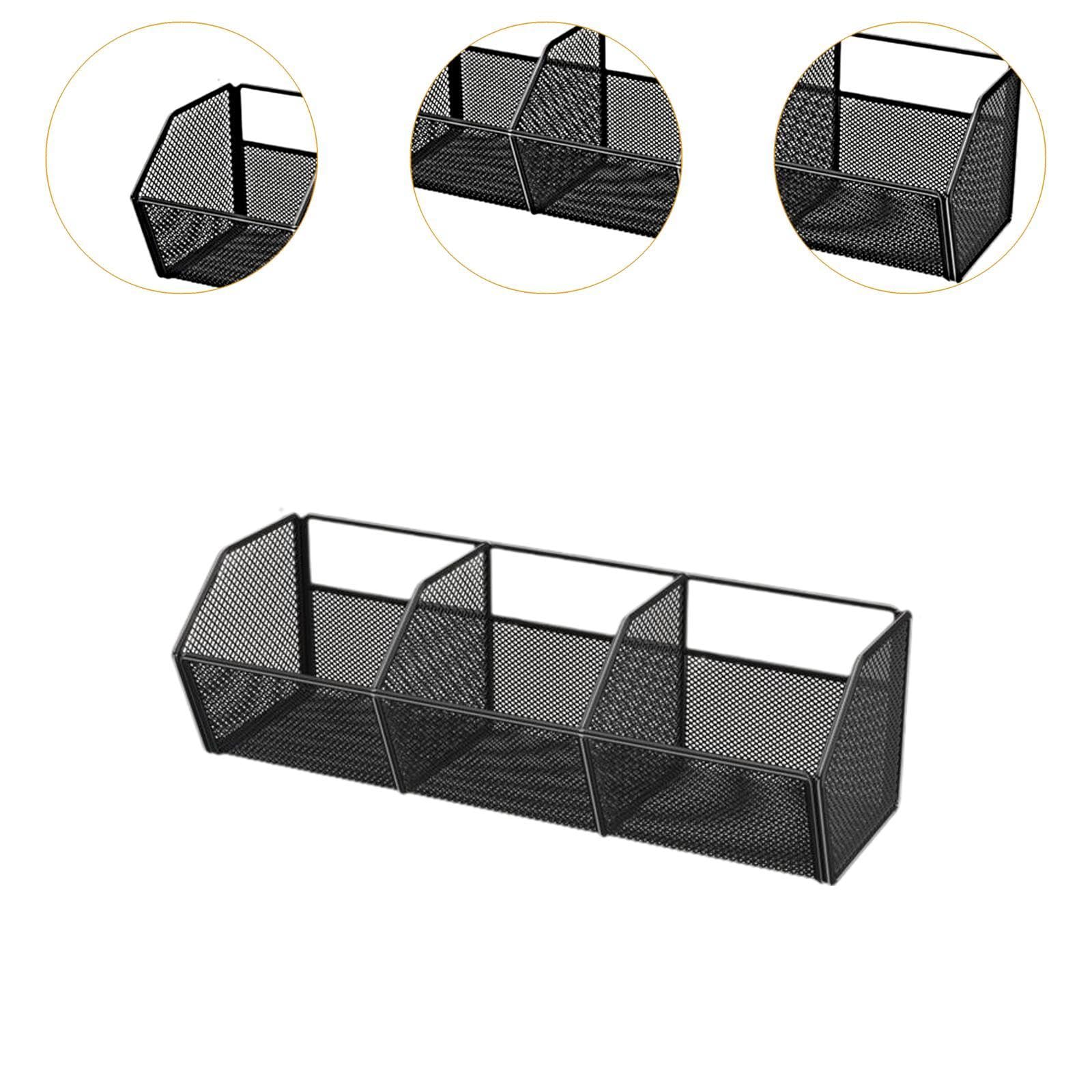 Sharplace Hängekorb Obstkorb, hängende Obstkörbe Küche, Küchenorganizer mit doppeltem Netz, Drahtkorb Obstorganizer Metall Ständer, Hängekorb wandmontierbar für Küche Bad Wohnzimme, Einzelne Schicht