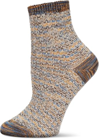 Womens Colorswash Soft-Fit Cotton-Rich Crew Sock