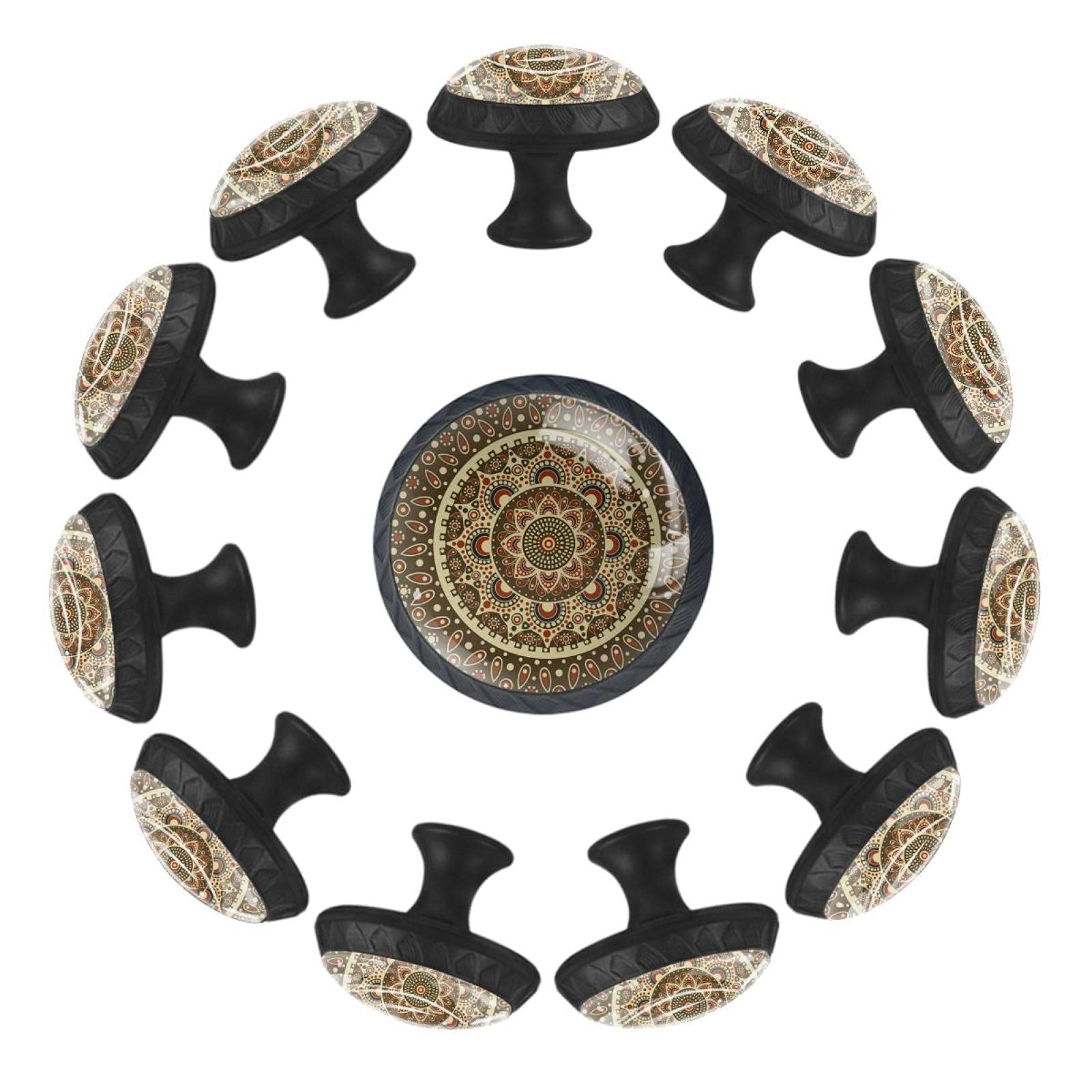 Boutons de tiroir fleuris pour décorer la commode de la chambre à coucher et de la crèche