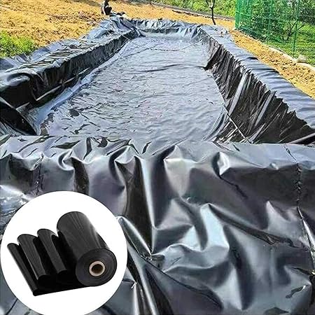 Image XUNMAIFLB 2m/3m/4m/5m/6m/7m/8m/9m/10m Pond Liner, Black Heavy Duty Pond Liner Protection for Reservoir River Slope Waterfalls Outdoor Ponds, 6x8M(20x26ft) Image XUNMAIFLB 2m/3m/4m/5m/6m/7m/8m/9m/10m Pond Liner, Black Heavy Duty Pond Liner Protection for Reservoir River Slope Waterfalls Outdoor Ponds, 6x8M(20x26ft)