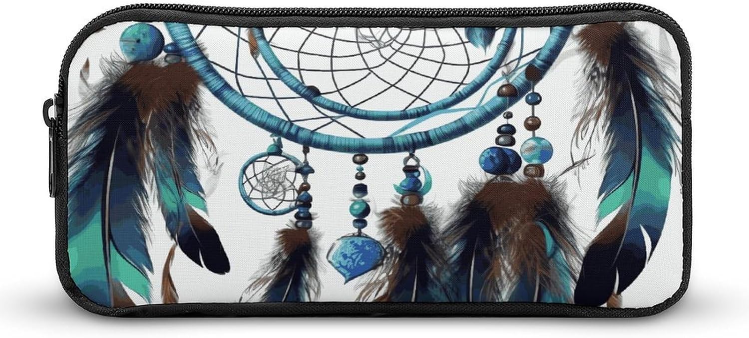 Lightweight Native Catcher Pencil Pouch with Metal Zipper