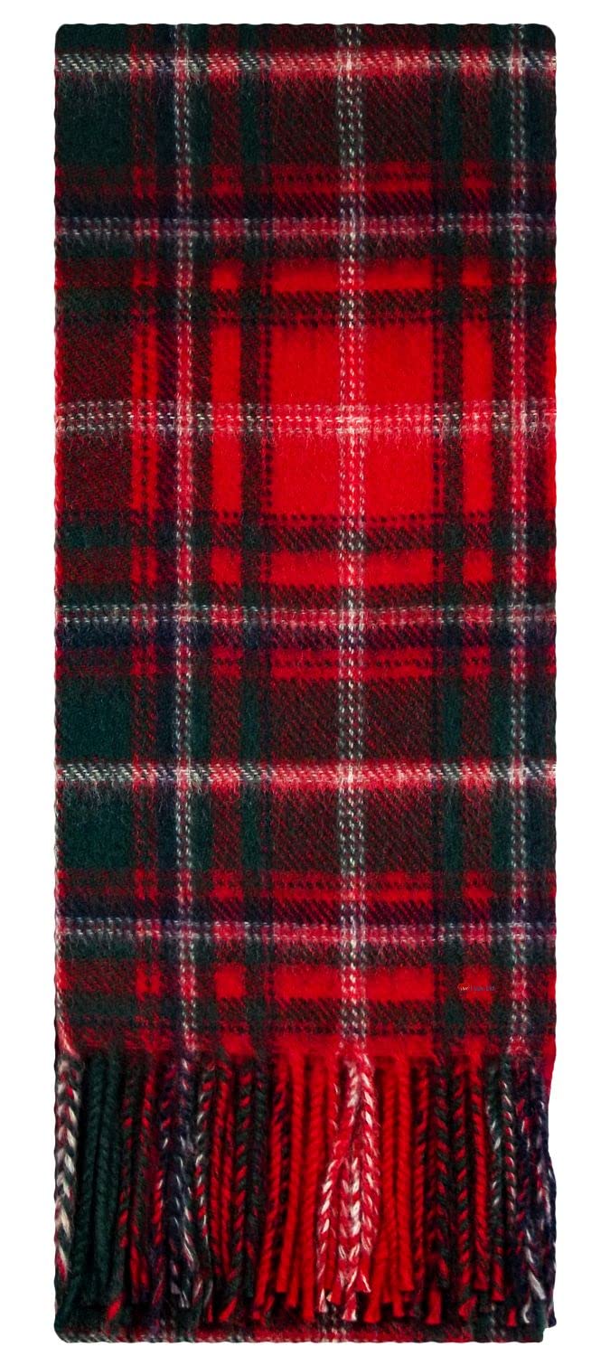 I LUV LTD MacDougall Modern Tartan 100% Lambswool Scarf Made in Scotland