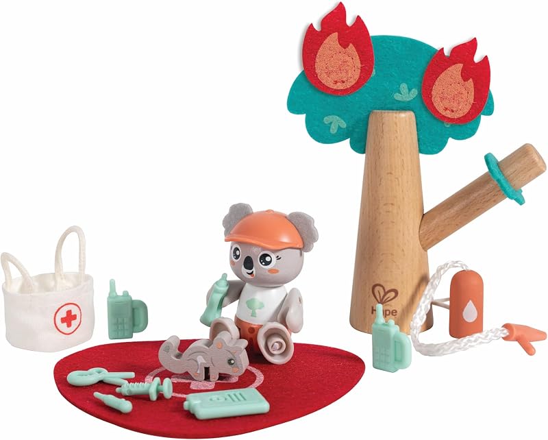 Hape Fire Rescue Set, Green Planet Explorers