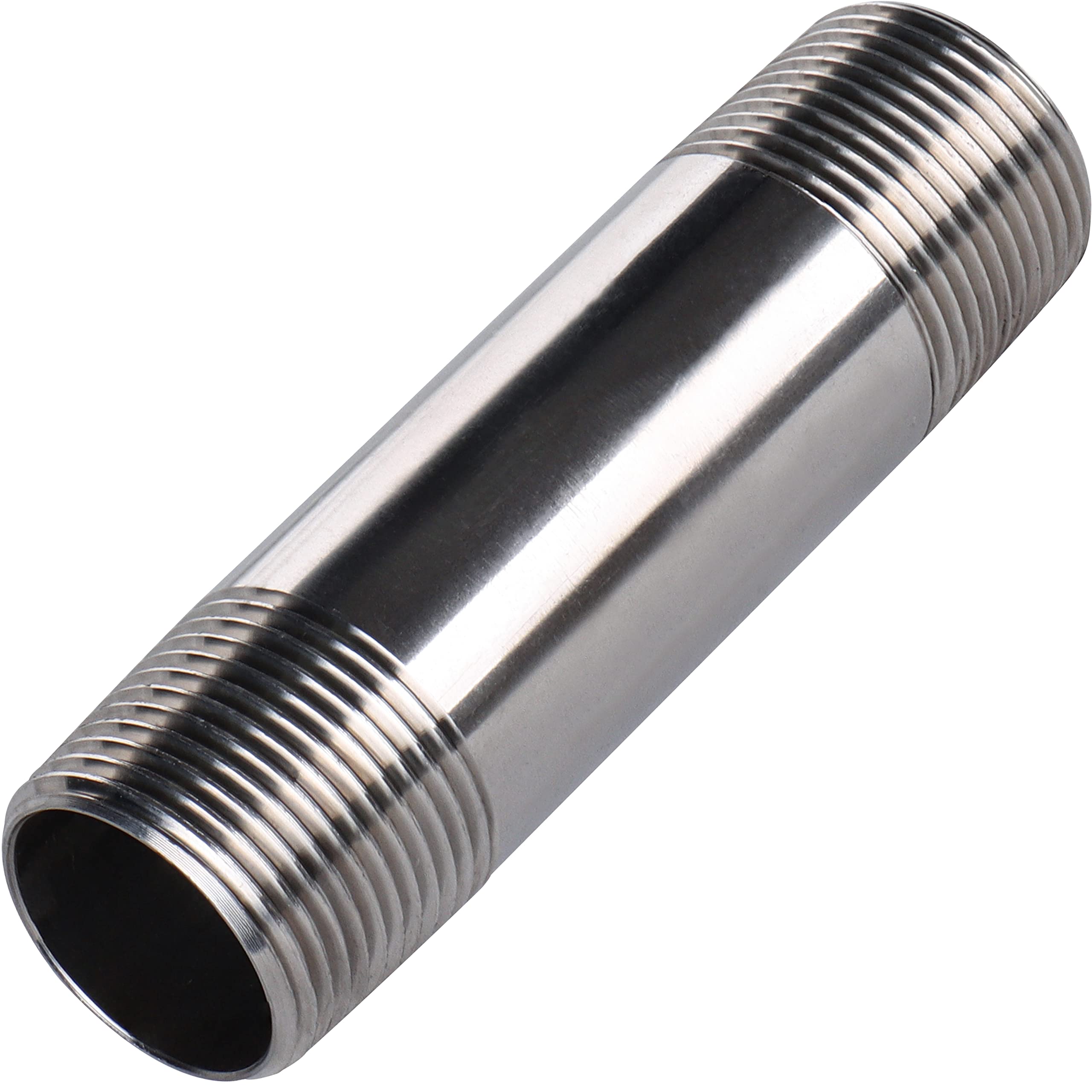 Raccord mâle 1 pouce NPT en acier inoxydable 316 LTWFITTING de 11.4 cm de long haute résistance