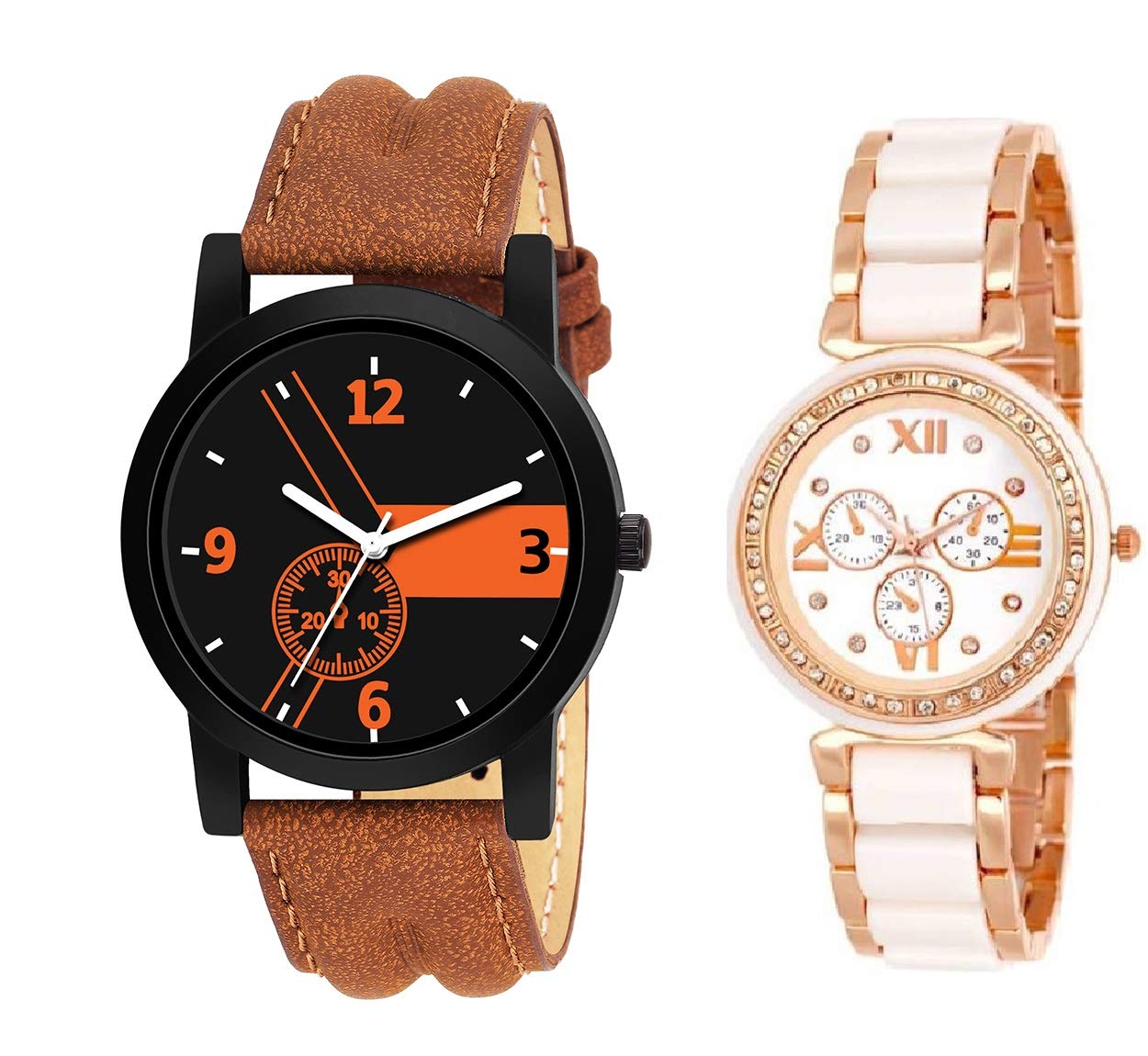 RPS FASHION WITH DEVICE OF R Analog Designer White Look Watch Combo Pack of 2 (B0851FNW6C) Amazon Price History, Amazon Price Tracker