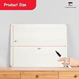 Charles Leonard Magnetic Dry Erase Board, Two Sided, Plain/9" x 12", (35130) – view 3