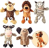 Vista 13 de Títeres de mano de animales de 11 pulgadas, tortuga marina de peluche, dinosaurios, juguetes de marionetas de mano, juguetes de juego de rol