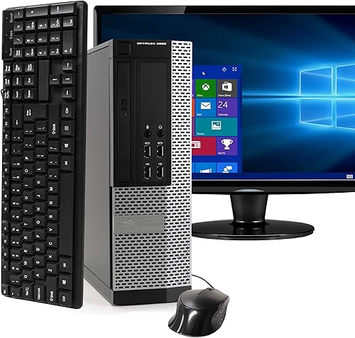 Dell Computadora de escritorio pequeña Optiplex 9020 (SFF), Intel i7 de cuatro núcleos (3.40 GHz), RAM DDR3 de 32 GB, estado sólido SSD de 1 TB,