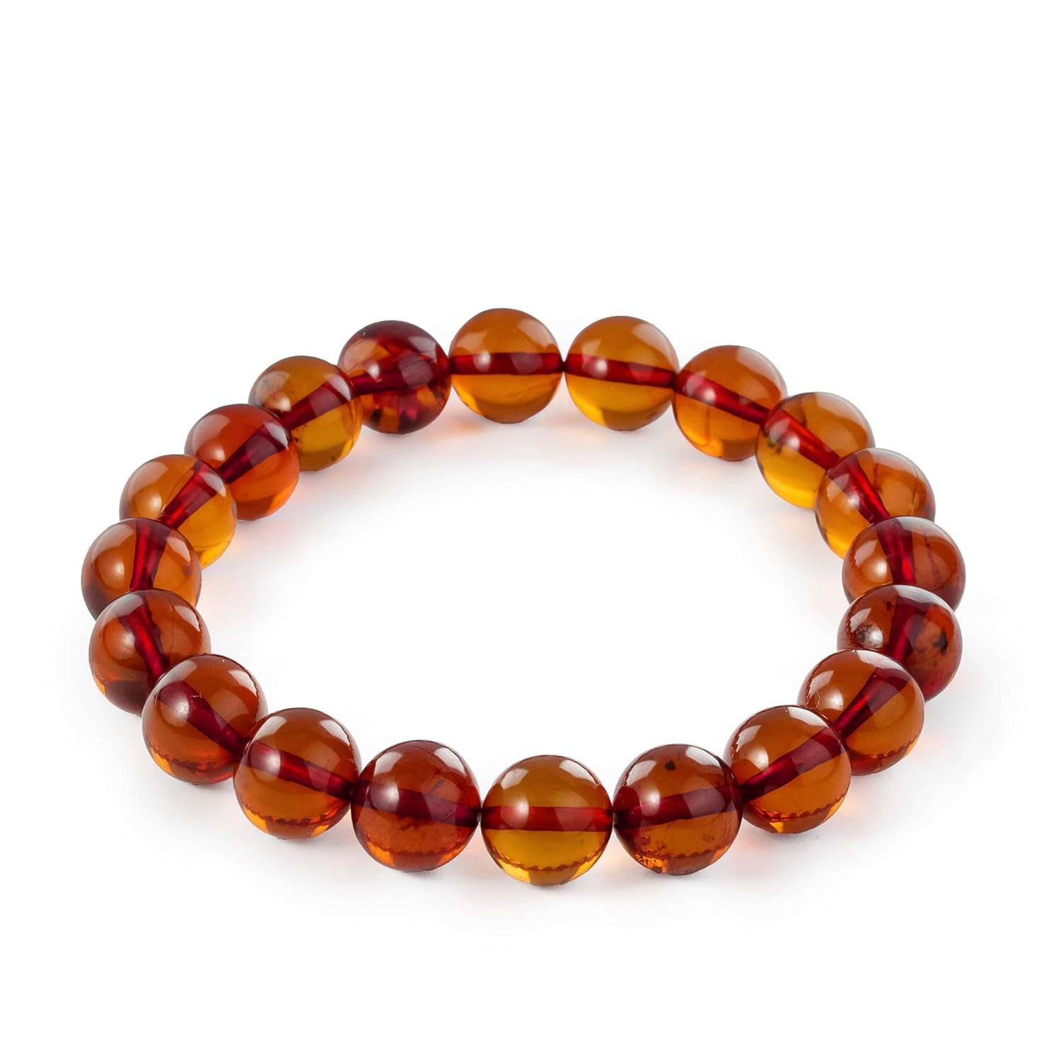 Natural Baltic Amber Bracelet for Women and Men – Stretch Wristband with Faceted Beads, Lightweight Unisex Jewelry Gift for Daily and Casual Wear - Image 8