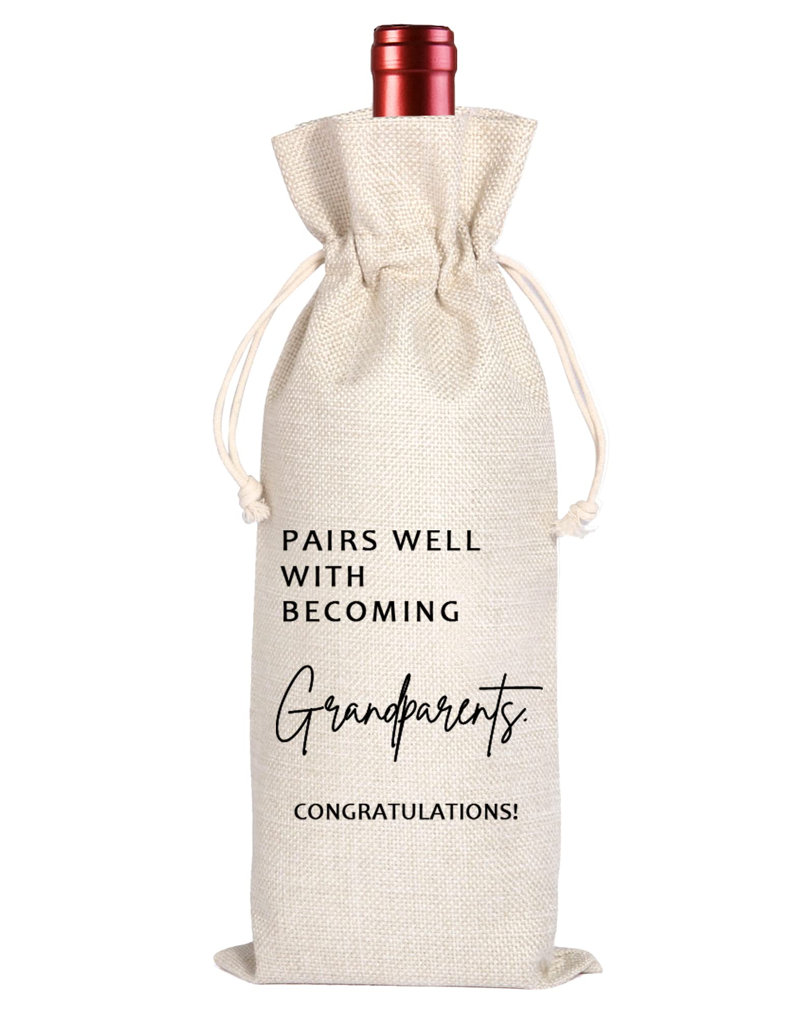 Maydvdv Grandparents Wine Themed Announcement