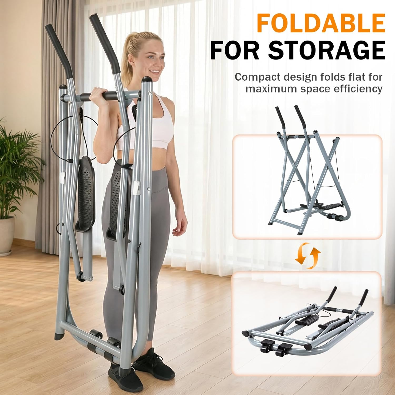 Elliptical Exercise Machine,Air Walker Exercise Machine,Adju...