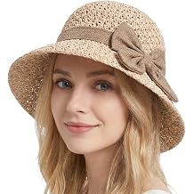 Hats for Women Fashionable Summer Straw Hat, Womens Sun Hats Wide Brim Foldable Beach Hat for Travel Pool