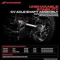 Vista 2 de A-Premium Conjunto de eje de eje CV - Compatible con Chevrolet Cruze 2011-2015, Cruze Limited 2016, L4 1.4L 1.8L, transmisión manual - Lado