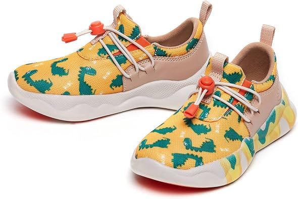 UIN Kids Fashion Sneakers Lightweight Casual Comfortable Boys Girls Funny Painted Travel Shoes Mijas