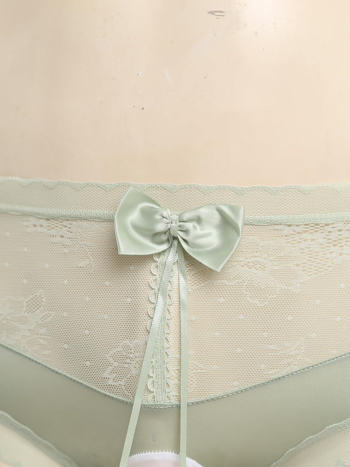 Agoky Adult Sissy Lingerie for Men Bulge Pouch Bikini Briefs Panties See Through Cute Sheer Underwear
