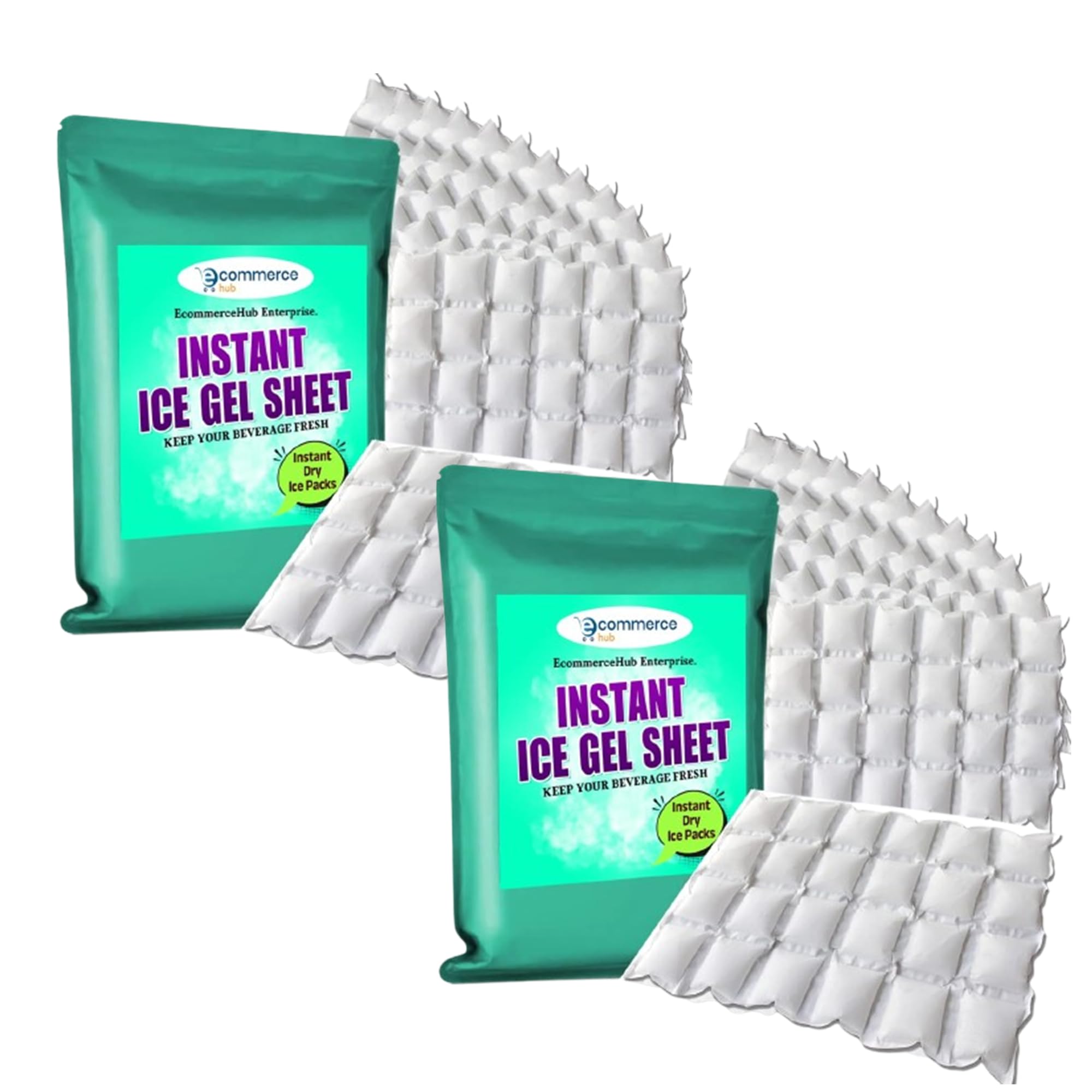 Reusable Ice Gel Sheets - Keep Food Cold in Transit -9 Reusable Ice Gel Sheets - Keep Food Cold in Transit -9
