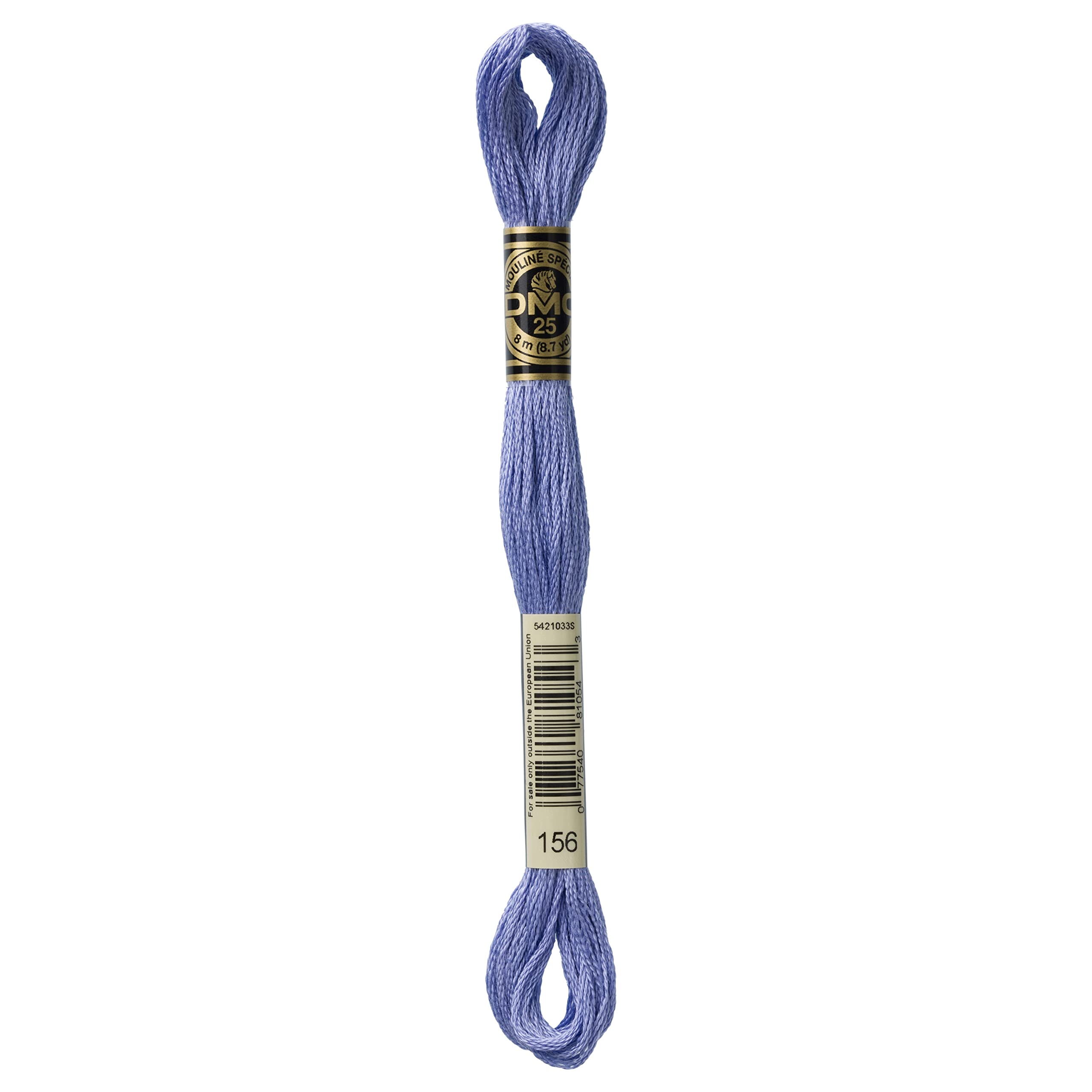 DMC 6-Strand Embroidery Cotton Floss, Medium Light Blue Violet