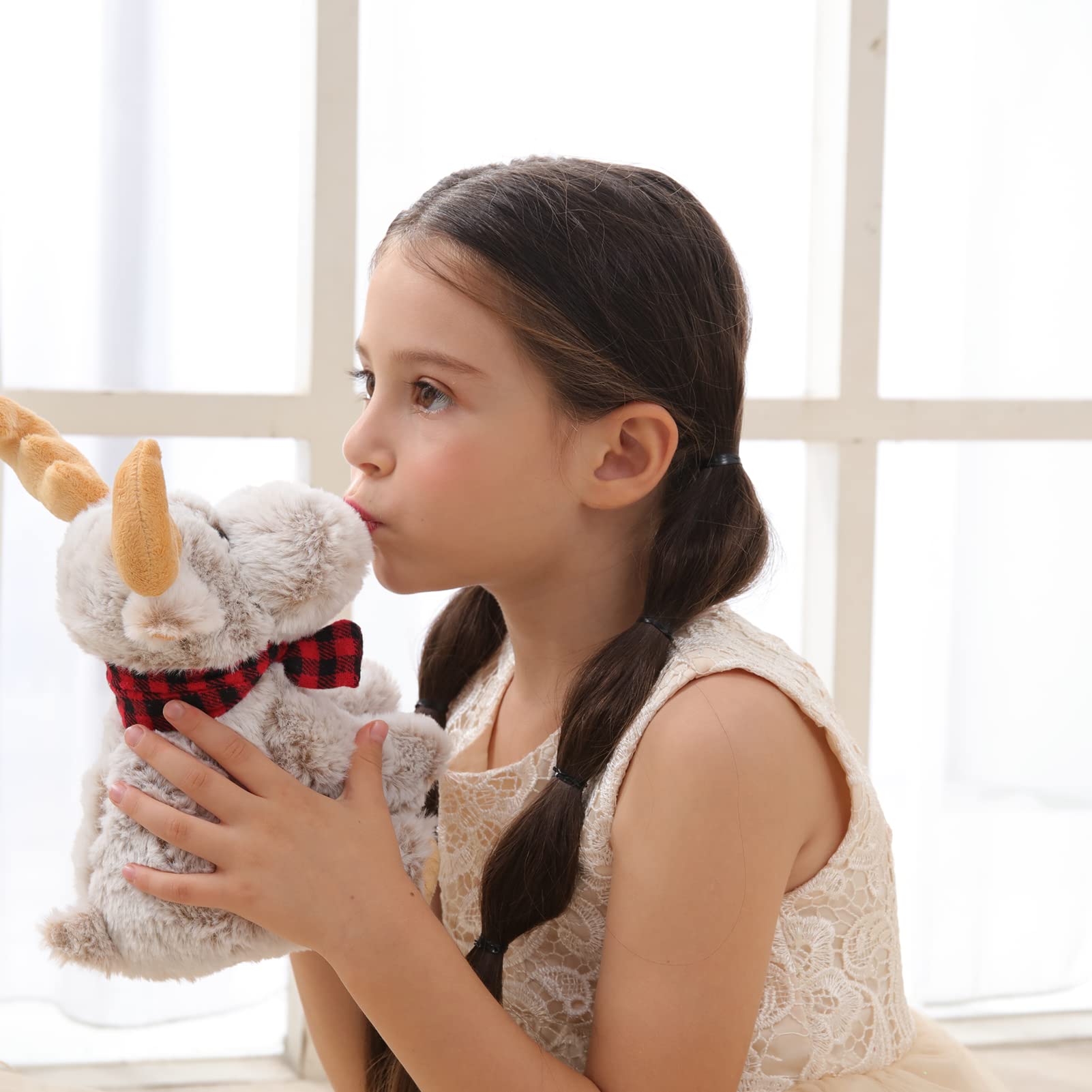 Apricot Lamb Peluche Dinosauro Blu Navy 24 Cm – Morbido Giocattolo Per Neonati, Ragazze E Ragazzi