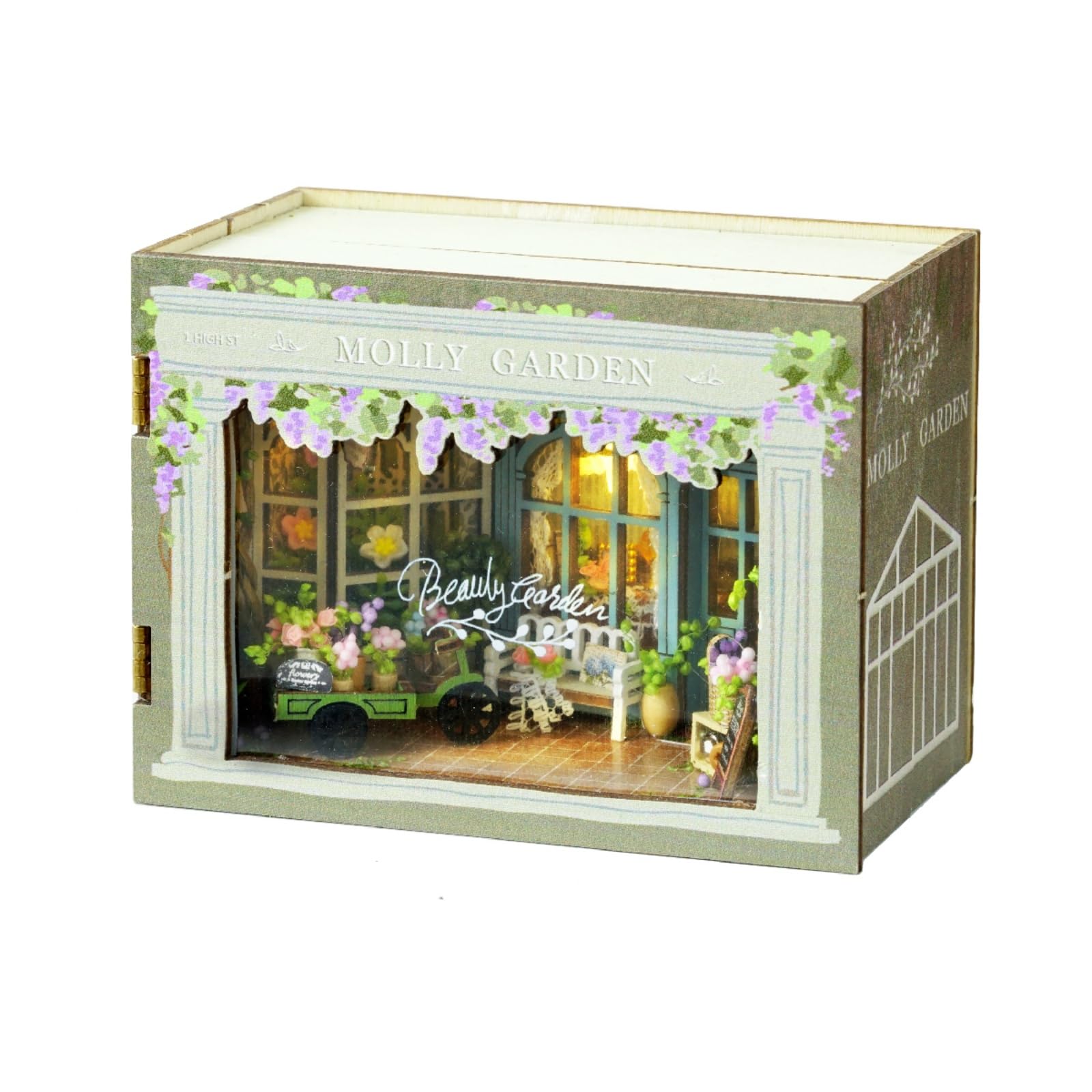 Set 4 Barattoli In Vetro Glitter Miniatura – Darice FAIRTY GARDEN – Polvere Pixie Per Casa Delle Bambole - 3