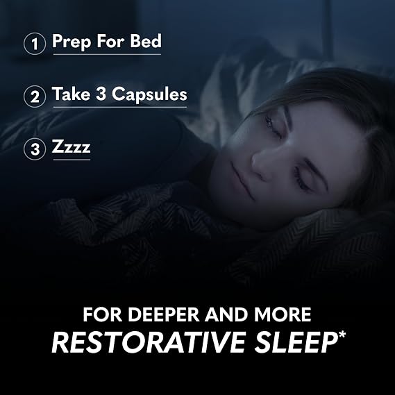 BODi Last Thing Complete Sleep Supplement with L-theanine, Ashwagandha, Magnesium Glycinate, Melatonin - Calming Night Time Stress Defense for Deep Restorative Sleep - 30 Day Supply (90 Capsules)