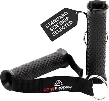 مقابض تمارين Prodigy Heavy Duty - ملحقات قبضة لبكرات آلة الكابلات ومعدات الصالة الرياضية وشرائط المقاومة ورفع الوزن