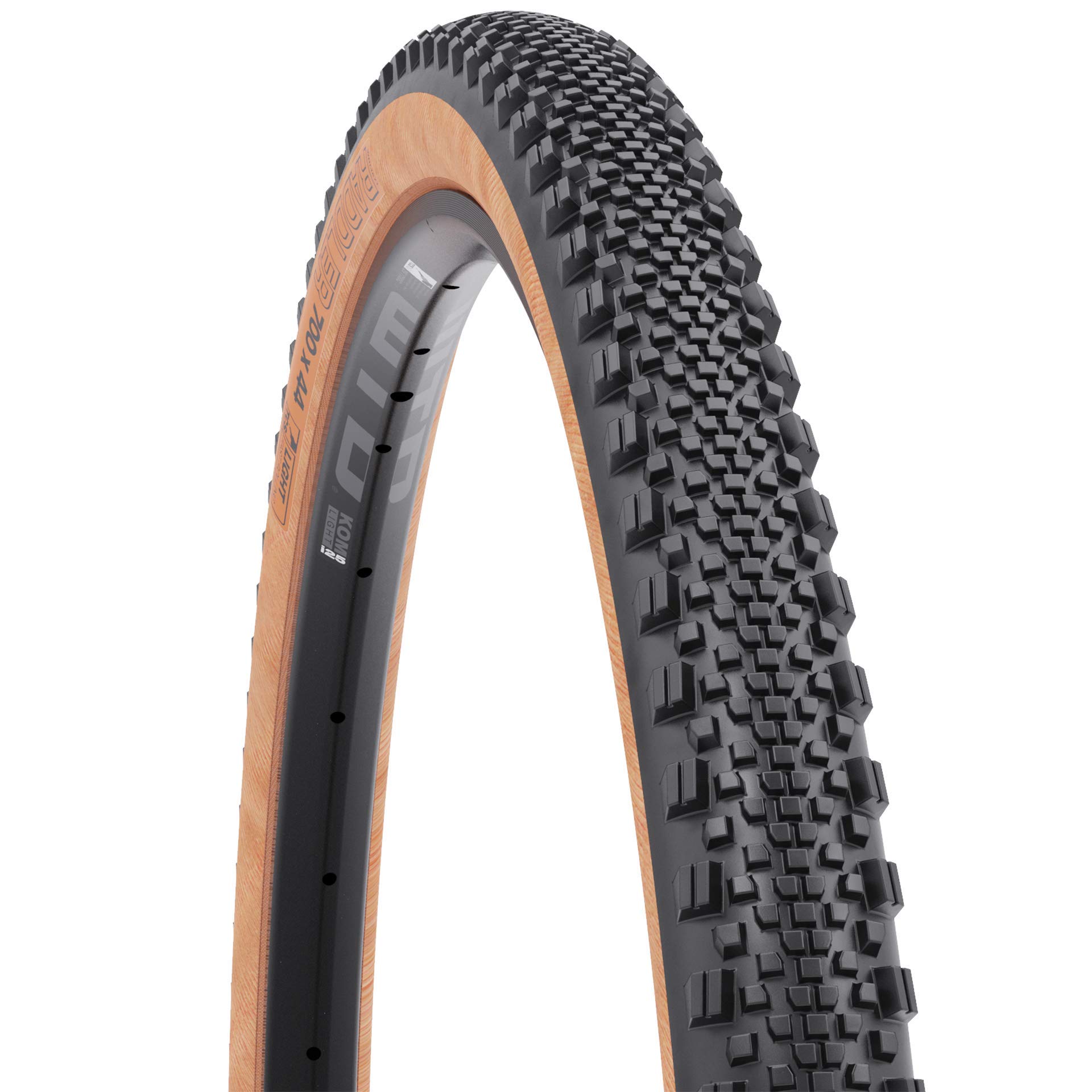 WTB Raddler 700 x 44 120tpi Fast Rolling Bike Tire - High-Volume Gravel Tire with SG2 Puncture Protection - Optimized for Speed & Traction - Ideal for Gravel Adventures - Black or Tan Sidewall