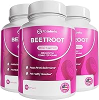 Vista 7 de Rosabella Cápsulas Orgánicas de Raíz de Remolacha - 1300mg Polvo de Raíz de Remolacha Ayuda a la Circulación Saludable y Vitalidad, Sin OGM
