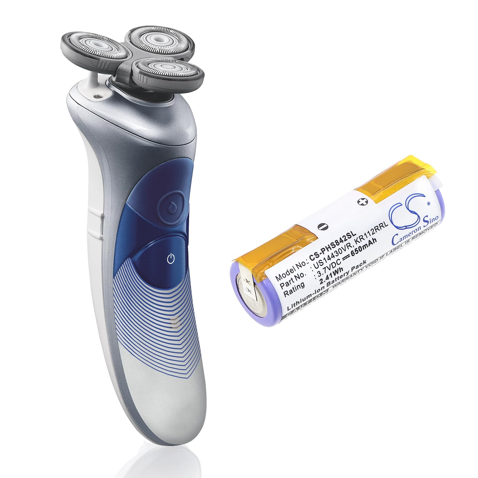 Batería De 650mAh Para Philips, Dispositivo De Carga De MAh, Para