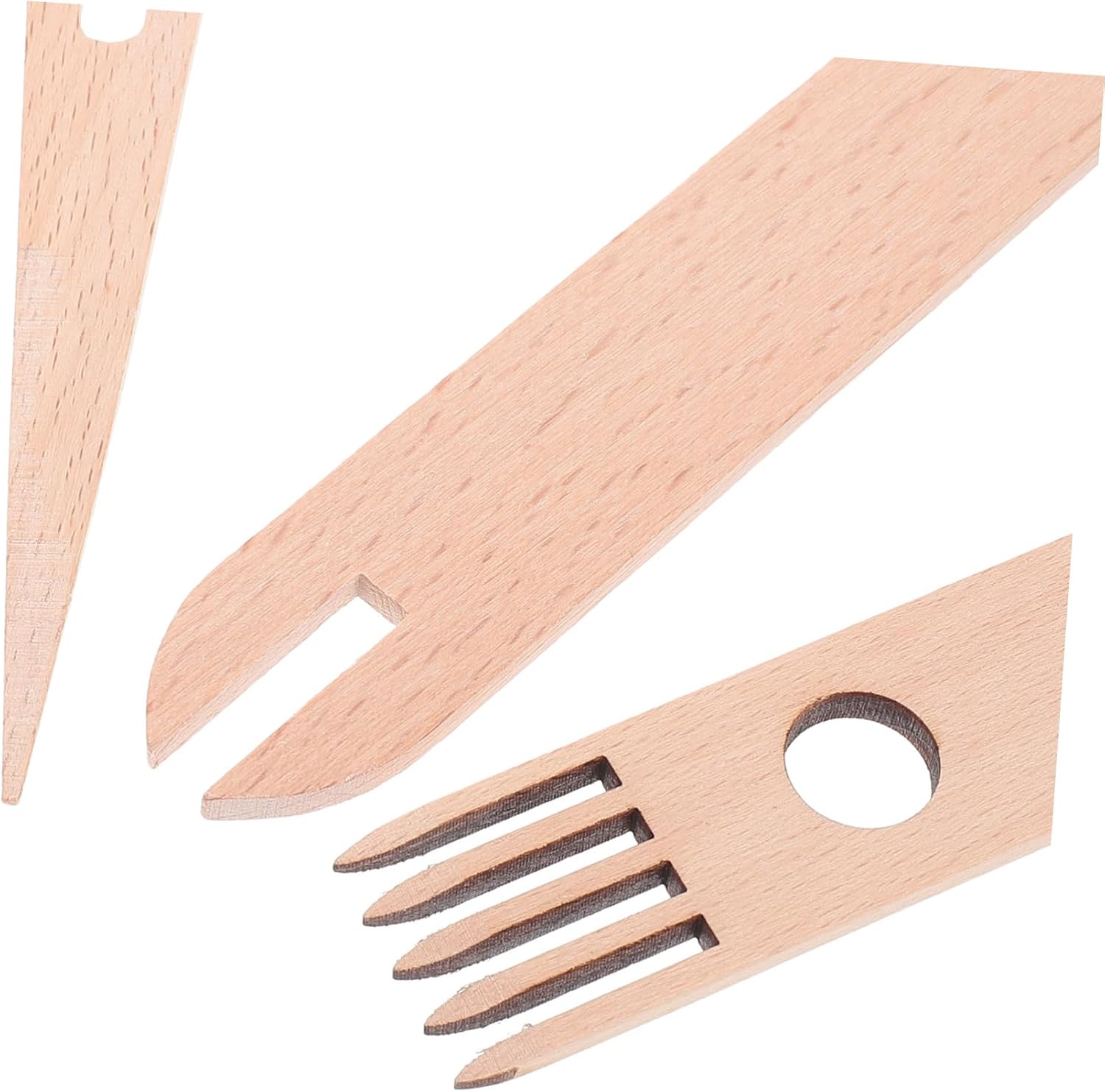 DOITOOL 1set Wooden Weaving Supplies Portable Crochet Needles Accessories for Tapestry and Blanket Making Beginner-Friendly Tools for Weaving Enthusiasts