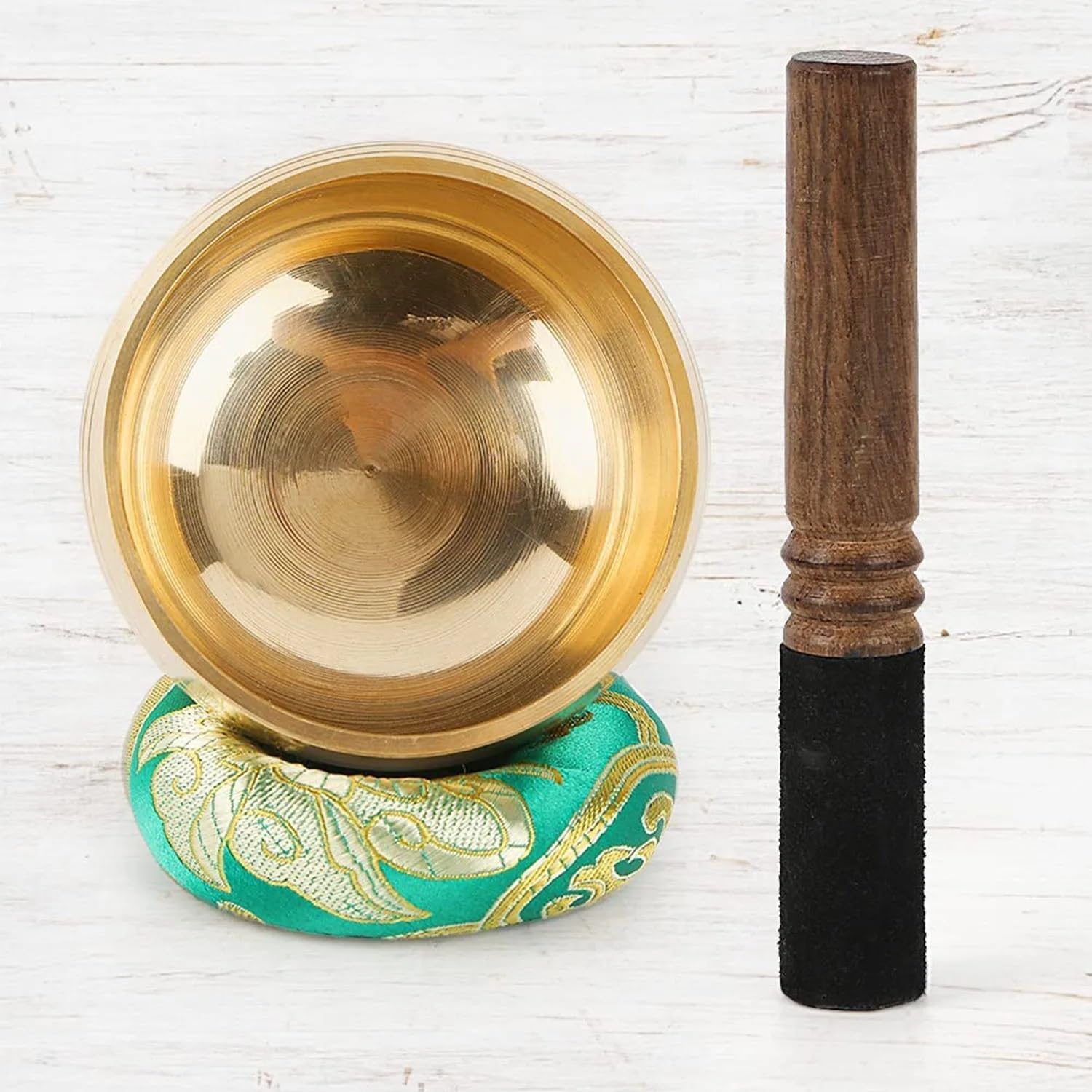 Yoga Sound Healing Chanting Musical Therapy Tibetan bowl with Stick and Cushion Singing bowl
