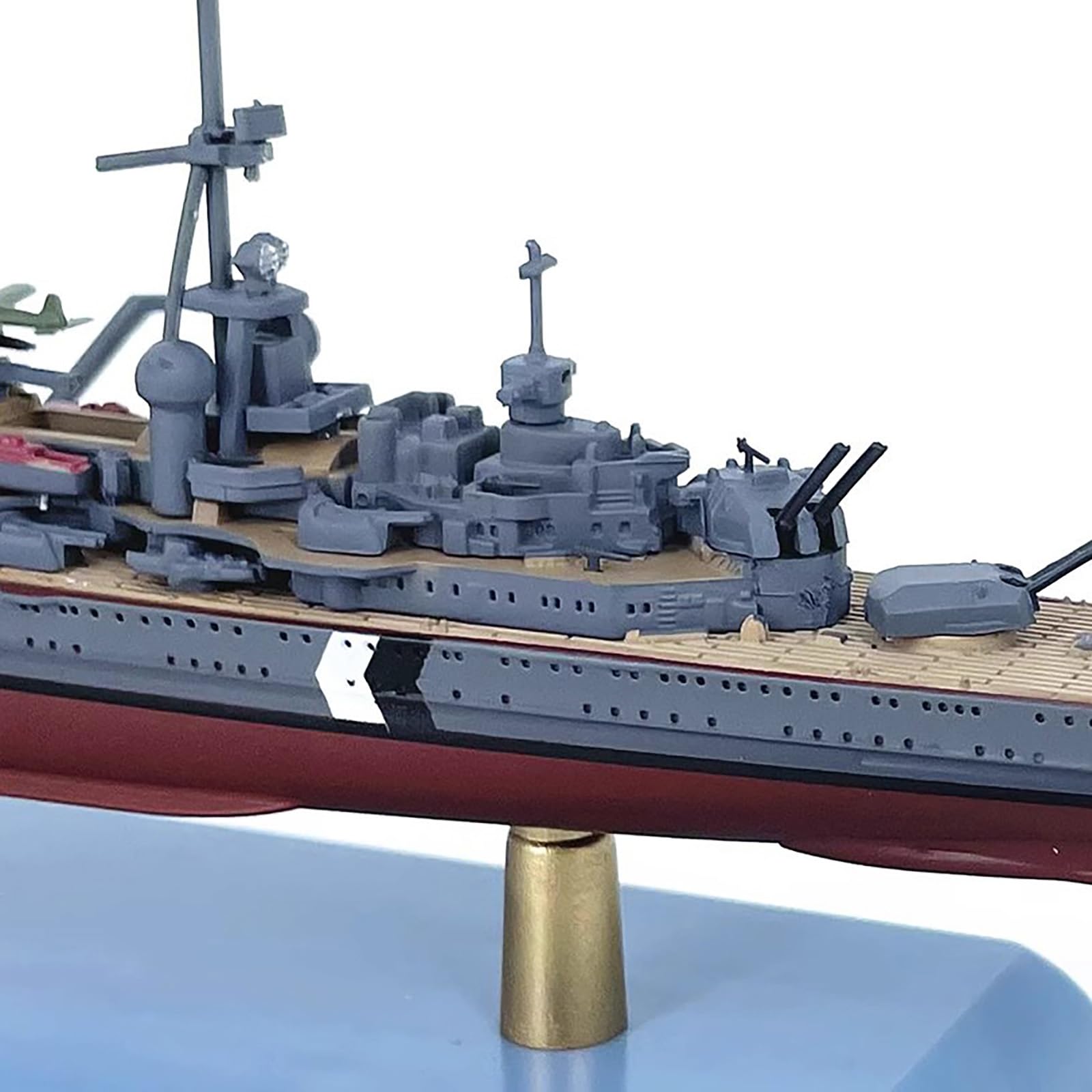 MOUDOAUER 1:1000 WWII Prinz Eugen Schwere Kreuzer Schiff Modell Simulation Kampffahrschiff Militärwissenschaft Ausstellungsmodell