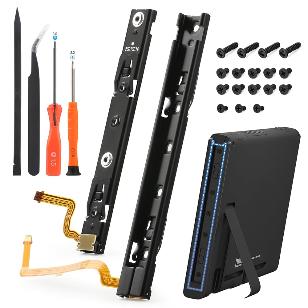 Nintendo Switch Nintendo Switch right Amazon.com: Left and Right Slide Rail for Nintendo Switch