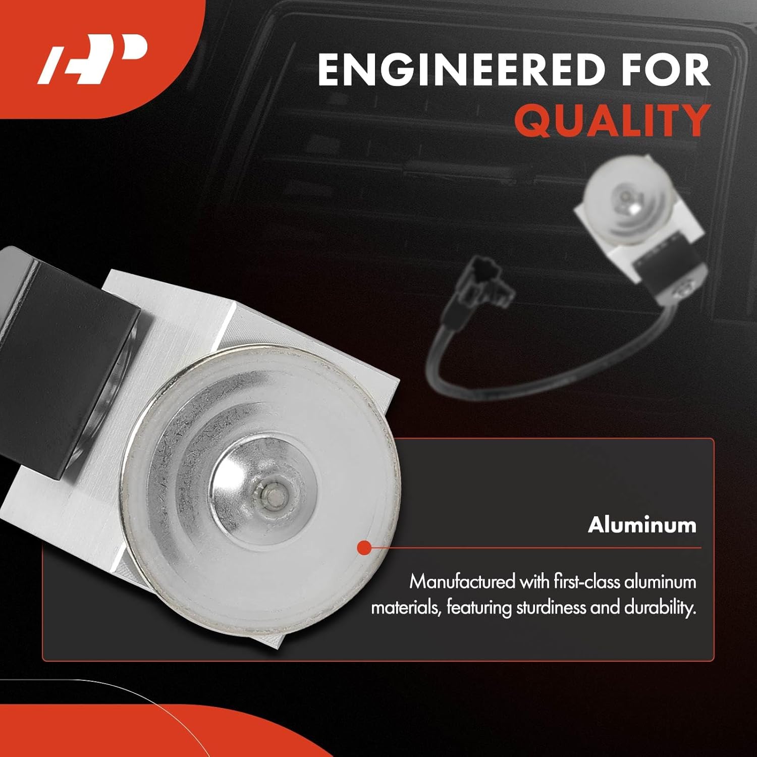 A-Premium Rear AC Expansion Valve Compatible with Toyota Land Cruiser 2008-2011/2013-2020 5.7L & Lexus GX460 2010-2020 4.6L, LX570 2008-2011/2013-2020 5.7L, with Solenoid