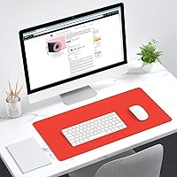 Vista 129 de Dapesuom Alfombrilla grande para mouse, alfombrilla de mouse para juegos extendida con bordes cosidos, alfombrillas de escritorio de tamaño completo