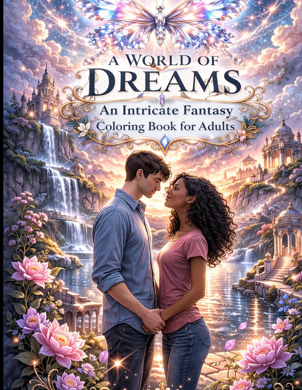 A World of Dreams: An Intricate Fantasy Coloring Book for Adults