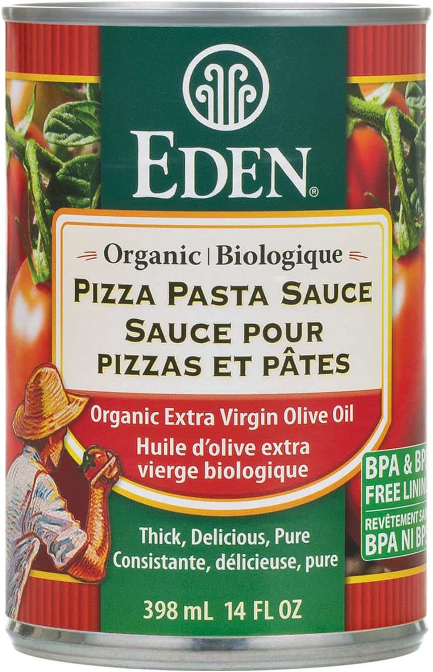 Eden Foods Organic Pizza Pasta Sauce, 398 ml (Pack of 1), red Amazon