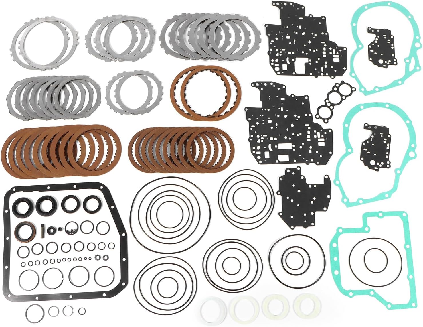 Kessocco 1set A140 A140E Transmission Rebuild Kit W/Clutch Plates for 1983-ON Toyota Camry Celica Solara 2.2L 4-Speed Automatic Transmissions