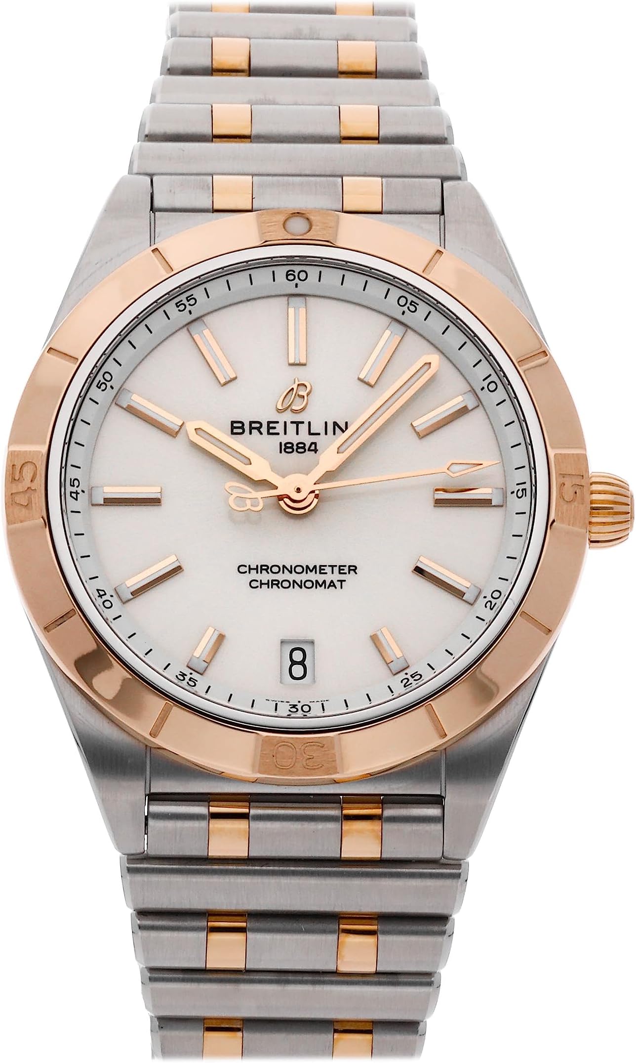 Breitling Chronomat Automatic Silver Dial Watch U10380101A1U1 (Pre-Owned)