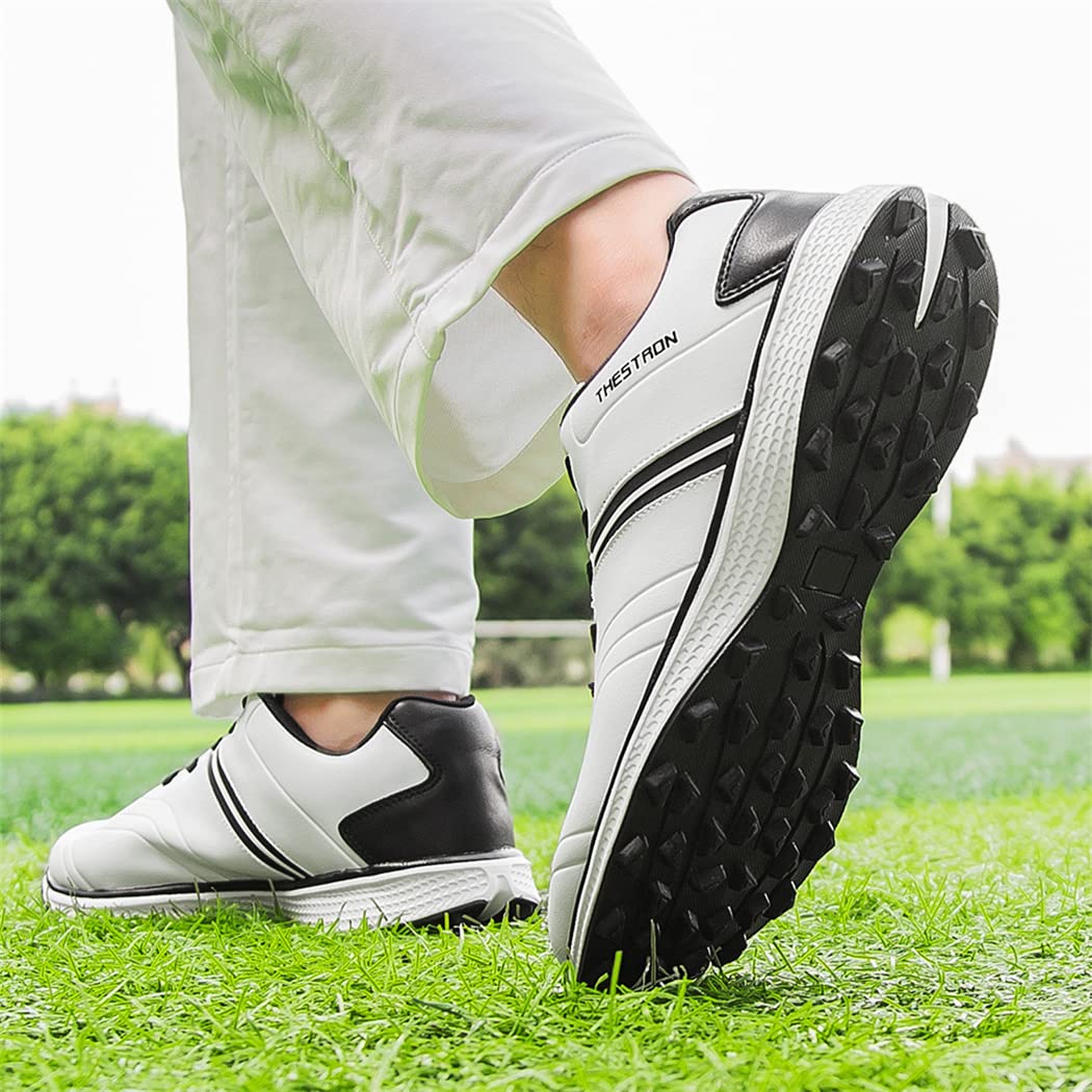 Scarpe da Golf Impermeabili da Uomo per Golfisti Professionisti Scarpe Antiscivolo per attività All'aperto E Allenamento