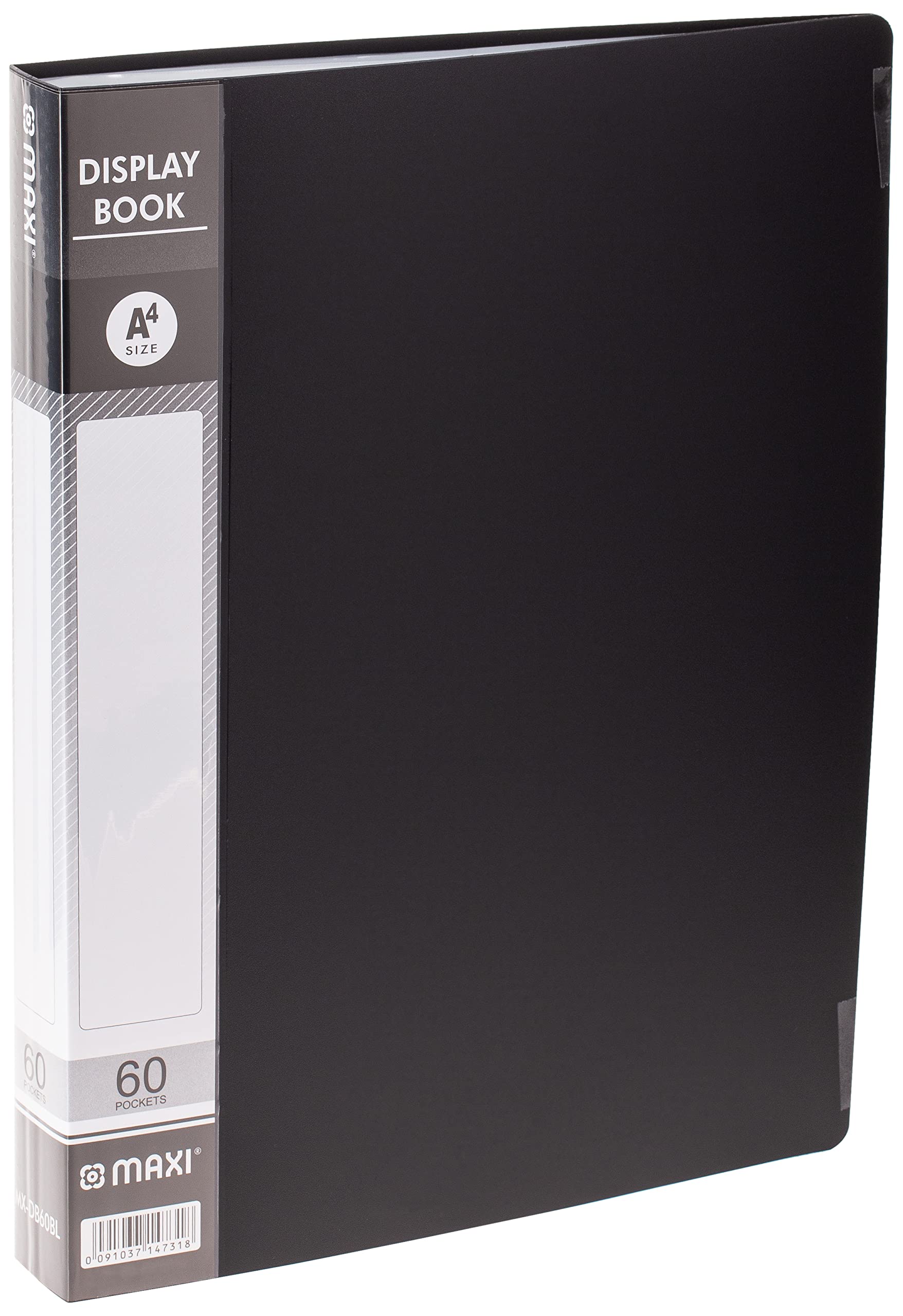 MAXI DISPLAY BOOK 60 POCKET BLACK