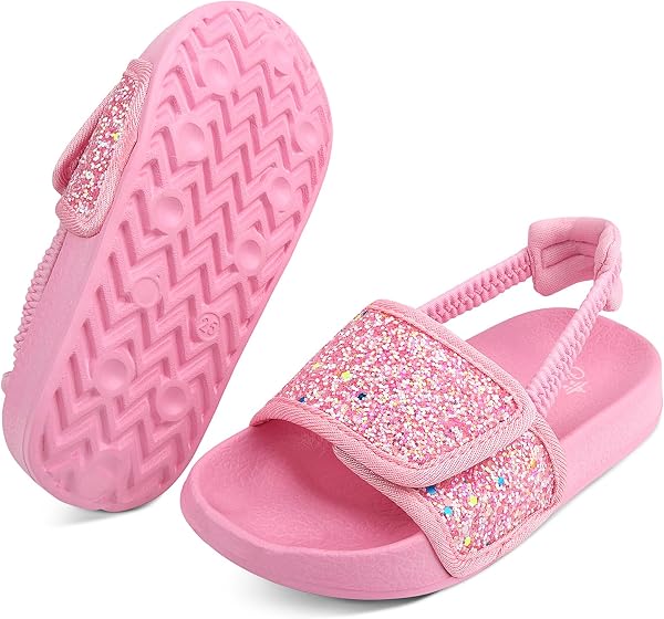Pantoufles de Plage Filles Été Confortable Claquette de Piscine Enfant Bain Pantoufles de Douche Garçon Antidérapant Sandales - 5