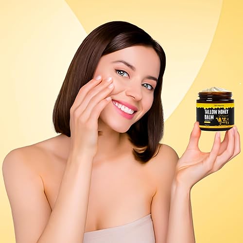 Miniatura 7 de Sarga de ternera para la piel  Sarga de carne alimentada con pasto y bálsamo de miel cruda, hidratante y nutritiva  Hidratante facial y corporal,