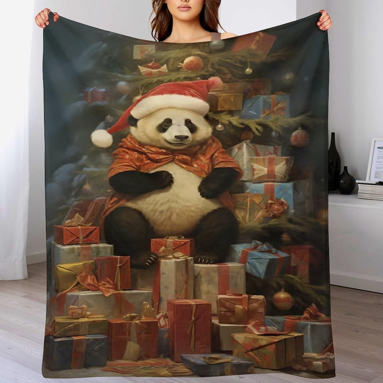 Jeté de lit pratique et doux couverture de canapé en flannel